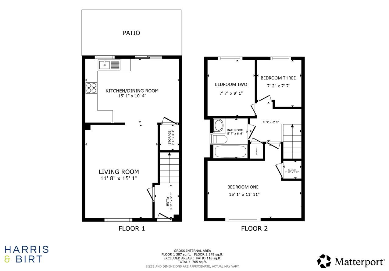 Floorplan for Duncan Close, St. Mellons, Cardiff